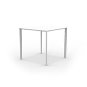 Table carrée autonivelante Vermobil Fox 80 x 80 cm H 75 cm Blanche