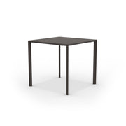 Table carrée autonivelante Vermobil Fox 80 x 80 cm H 75 cm Bronze
