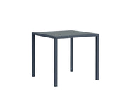 Table carrée en métal Vermobil Quadris 80 x 80 cm H 75 cm Gris