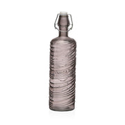 Bouteille en verre Versa, diamètre 8,2 cm, hauteur 30,6 cm, 1 ml, grise
