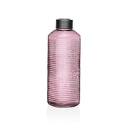 Flacon en verre Versa, diamètre 8,3 cm, hauteur 23,5 cm, 1 ml, rose