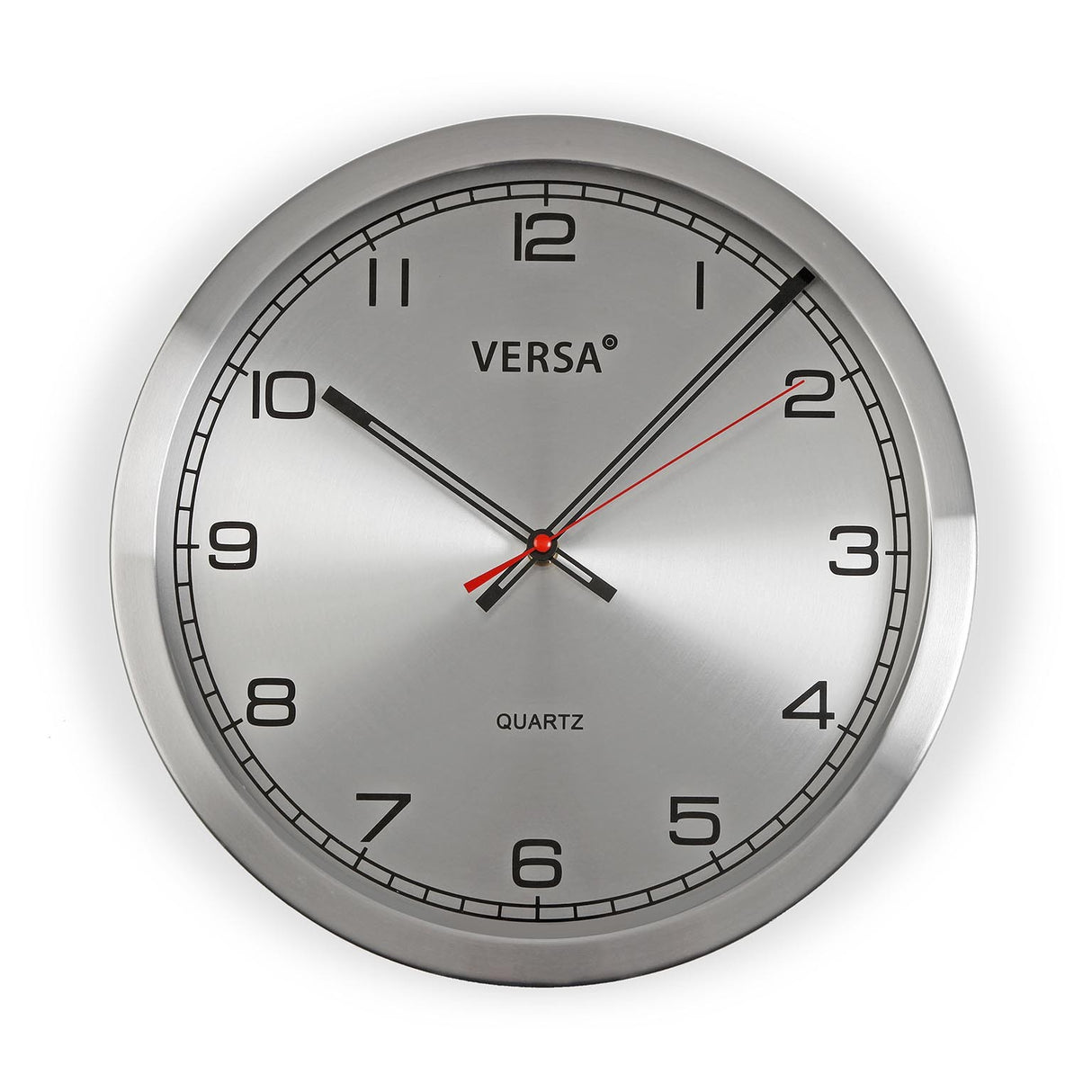versa versa orologio da parete d 30 cm alluminio grigio ean 8420327494382