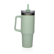 Mug isotherme Versa H 22 cm D 8 cm Acier Polypropylène Vert