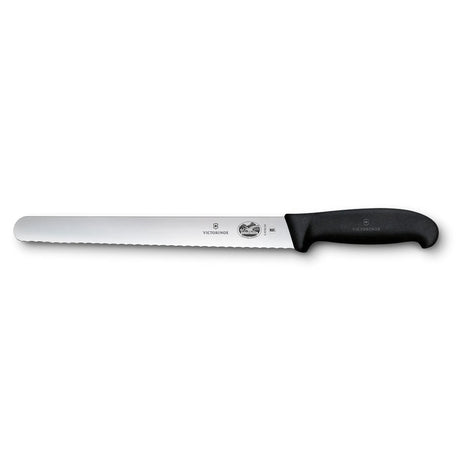 victorinox victorinox coltellina per salati ondulata lama 25 cm fibrox nero ean 7612446502425