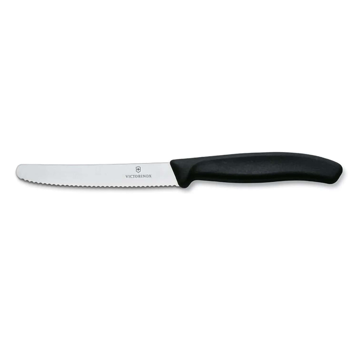 victorinox victorinox coltello da tavola lama ondulata manico nero swiss classic ean 7611160058874