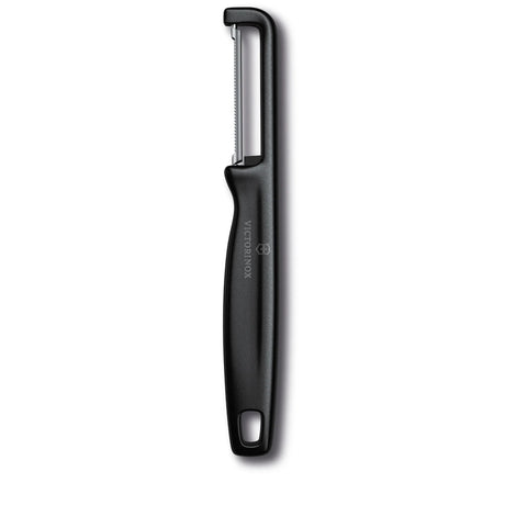 victorinox victorinox pelaverdure lama dentellata doppio taglio acciaio lota nero ean 7613329185681