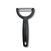 Éplucheur à légumes Victorinox Ypso, lame dentelée à double tranchant, acier noir