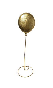 Boîte en osier pour ballons 3 DH 80 cm Or