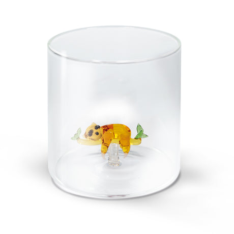 wd lifestyle wd lifestyle bicchiere vetro borosilicato cc 250 ml decoro bradipo ean 8055035684017