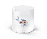 wd lifestyle wd lifestyle bicchiere vetro borosilicato cc 250 ml decoro carpa ean 8053300579426