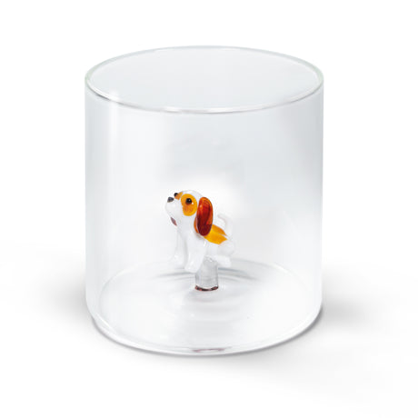 wd lifestyle wd lifestyle bicchiere vetro borosilicato cc 250 ml decoro cavalier king ean 8055035684048