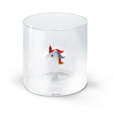 wd lifestyle wd lifestyle bicchiere vetro borosilicato cc 250 ml decoro unicorno ean 8055035684116