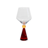 wd lifestyle wd lifestyle calice per gin tonic in verto base effetto diamante rosso ean 8055035683966