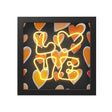wd lifestyle wd lifestyle cornice con inserti luminosi 30 x 30 cm decoro love ean 8055035681795