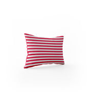 Oreiller gonflable WD LifeStyle avec taie d'oreiller en microfibre 35 x 25 cm, rouge