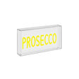wd lifestyle wd lifestyle insegna neon con cornice in plexiglass 30 x 15 cm decoro prosecco ean 8055035681672