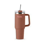 Mug américain WD LifeStyle en acier inoxydable, 1,2 L, marron