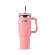 Mug américain WD LifeStyle en acier inoxydable 1,2 L rose