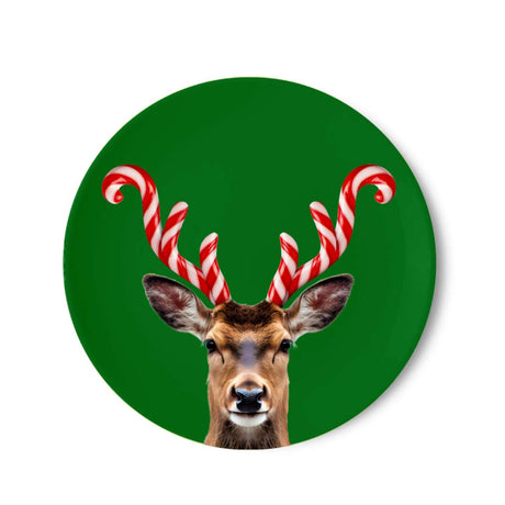 wd lifestyle wd lifestyle piatto panettone d 305 cm decoro corna candy cane natale ean 8053300577705