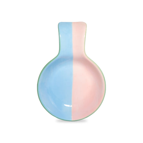 wd lifestyle wd lifestyle poggiamestolo in stoneware 173 x 12 x 32 cm rosa celeste ean 8055035684710