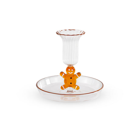 wd lifestyle wd lifestyle portacandele in vetro colorato decoro pan di zenzero ean 8055035681627