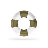 wd lifestyle wd lifestyle salvagente gonfiabile decorazione fasce bianche e oliva