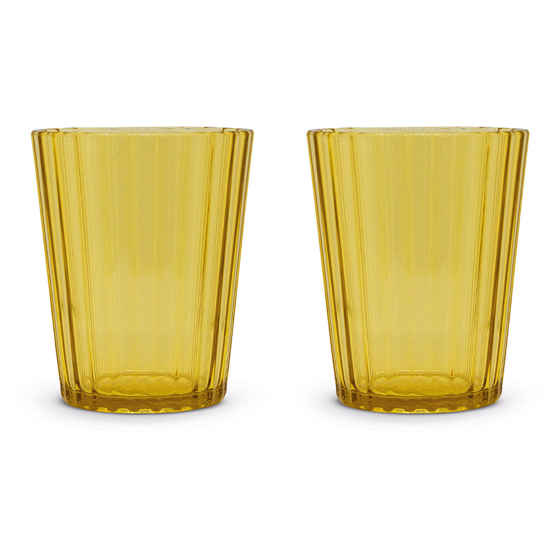 wd lifestyle wd lifestyle set 2 bicchieri in acrilico 370 ml ambra ean 8033040744988