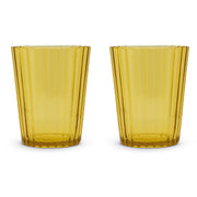 Lot de 2 verres acryliques WD LifeStyle 370 ml Ambre