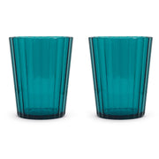 Lot de 2 verres acryliques WD LifeStyle 370 ml Turquoise