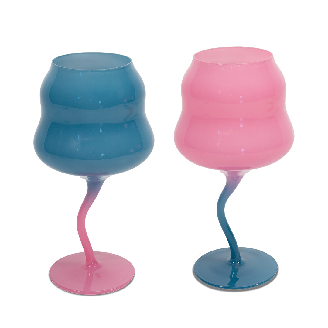 wd lifestyle wd lifestyle set 2 calici cocktail 450 ml azzurro rosa rosa e azzurro ean 8053300579037
