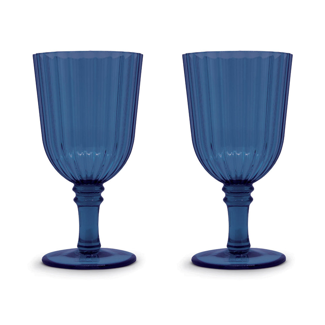 wd lifestyle wd lifestyle set 2 calici in acrilico 460 ml blu ean 8053300574469