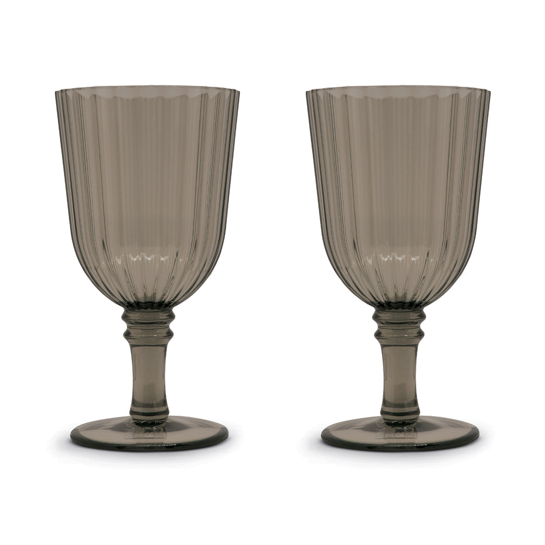 wd lifestyle wd lifestyle set 2 calici in acrilico 460 ml marrone ean 8053300574452