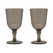 Lot de 2 verres acryliques WD LifeStyle 460 ml marron