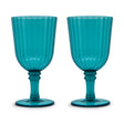 wd lifestyle wd lifestyle set 2 calici in acrilico 460 ml turchese ean 8033040745077