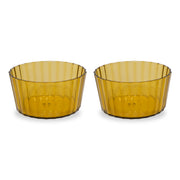 Lot de 2 tasses acryliques WD LifeStyle 490 ml Ambre