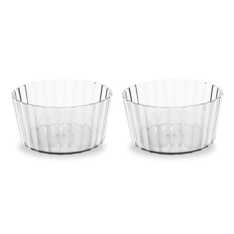 wd lifestyle wd lifestyle set 2 coppette in acrilico 490 ml trasparente ean 8055035684437