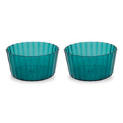 Ensemble de 2 bols en acrylique WD LifeStyle 490 ml Turquoise