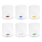wd lifestyle wd lifestyle set 6 bicchierini vetro borosilicato 10 cm multicolor ean 8055035684338