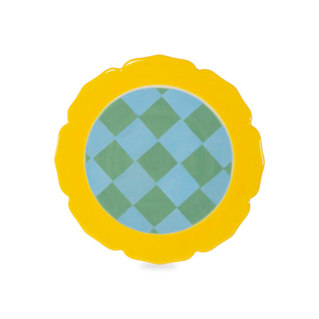 wd lifestyle wd lifestyle sottopentola in stoneware d 18 cm giallo ean 8055035684802