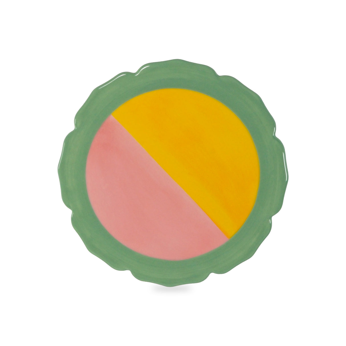 wd lifestyle wd lifestyle sottopentola in stoneware d 18 cm verde ean 8055035684734