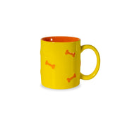 WD LifeStyle Mug en grès décor os orange