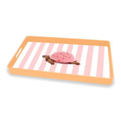 wd lifestyle wd lifestyle vassoio rettangolare 40 x 24 cm decoro tartaruga ean 8053300579273