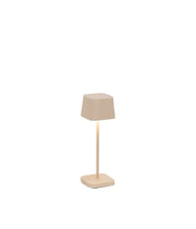 Lampe de table Zafferano Ofelia Micro H 200 mm 67 x 67 mm Sable