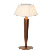 Zafferano Flaminia Lampe de Table Portable LedTouch Gradateur Bronze