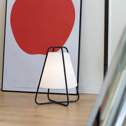Lampe de table portable Zafferano Teepee LED tactile avec variateur noir