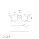 okkia okkia occhiale da lettura mod firenze premontato soft touch translucent smoke diottrie 1 00 ean 8056211374838