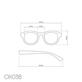 okkia okkia occhiale da lettura mod nashville premontato soft touch spring anti luce blu havana diottrie 1 50 ean 8056211374999