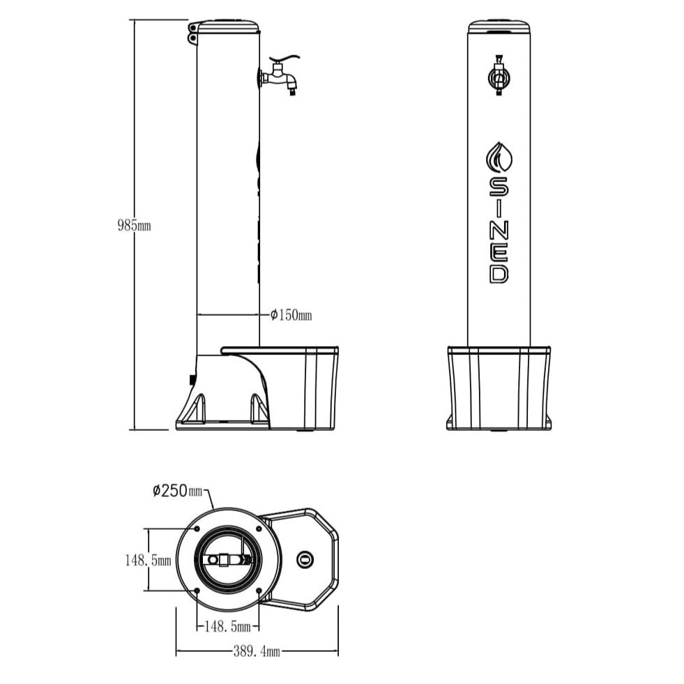 immagine-10-sined-tritone-pro-fontana-da-giardino-con-secchiello-e-tubo-flessibile-con-pistola-bianco-ean-8025431018075