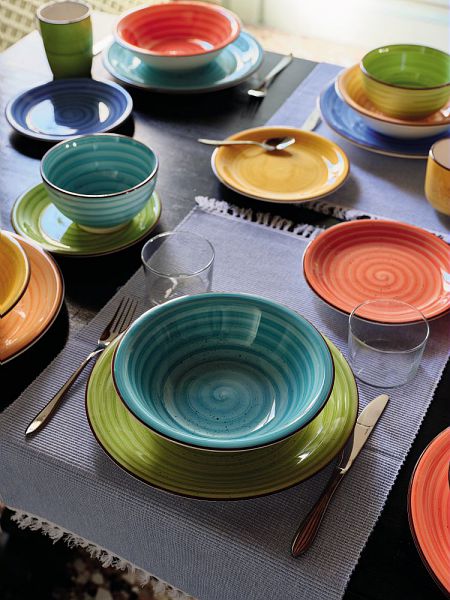 tognana tognana servizio tavola louise 18 pz art pepper multicolor ean 8000257524207