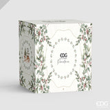 edg enzo de gasperi edg enzo de gasperi servizio piatti pino innevato di natale 24 pz ceramica verde mix piano fondo dessert e ciotole ean 8059824668097